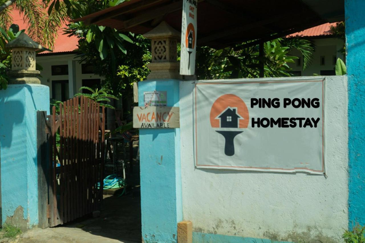 Ping Pong Homestay Gili Trawangan Exterior foto